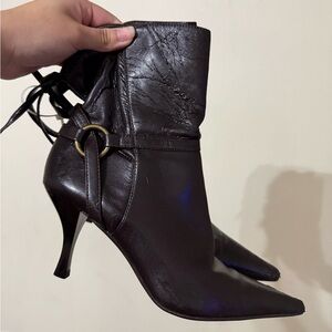 Carlos by Carlos Santana Dark Brown Heeled Boots